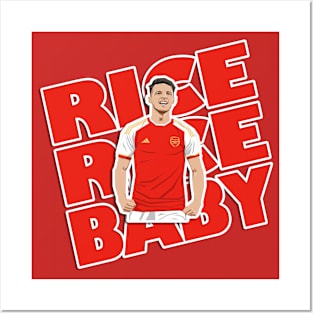 North London Massive - Declan Rice - RICE RICE BABY Posters and Art